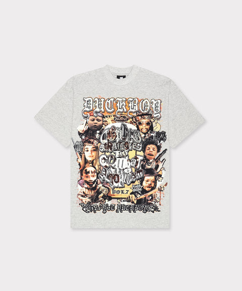 DB META TEE (ATHLETIC GREY)