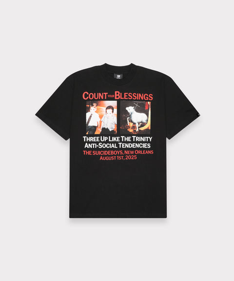 G59 COUNT YOUR BLESSINGS TEE (BLACK)