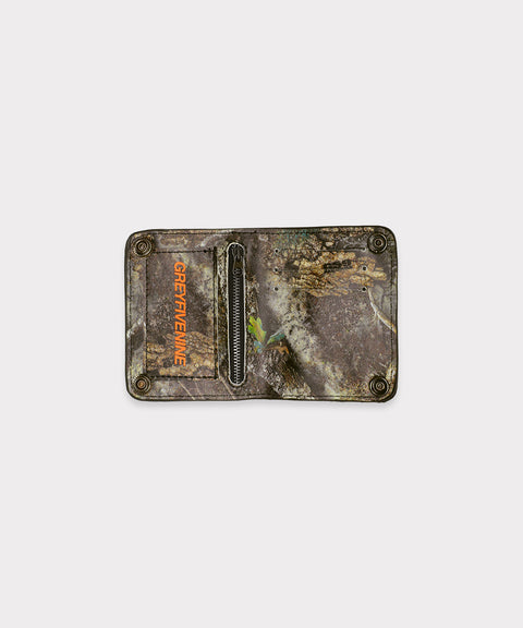 G59 SKULL HARDWARE LEATHER WALLET (CAMO)